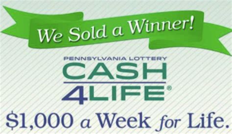 Pennsylvania Cash4Life .